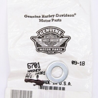 Harley-Davidson Washer - Plain, Type A Part Number - 6701 | eBay