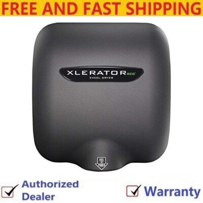 Excel Dryer XL-GR-ECO XLERATOR Hand Dryer Textured Graphite Cover 110-120V