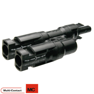 Pack of 10 Staubli Multi-Contact MC4 Branch Connector M-M-F PV-AZS4