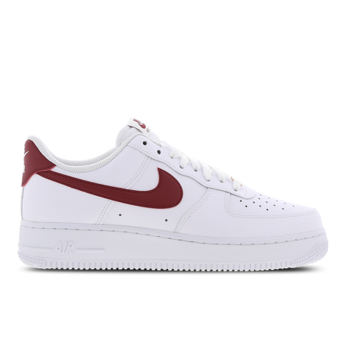 Air force 1 low top trainer white / red