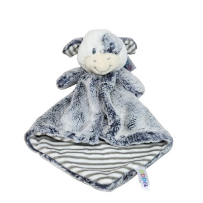 EBBA BABY GREY CUDDLER COBY COW LOVESTER BLANKET STUFFED ANIMAL PLUSH NEW W TAG