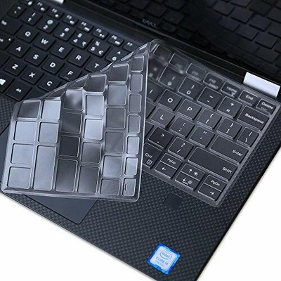 Ultra Thin Clear Keyboard Cover for 2019 Released Dell XPS 13 9380 Dell XPS 9...