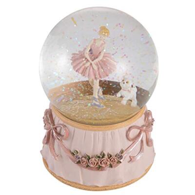 Dreamwizor Ballerina Snow Globe Plays Greensleeves Music Ballet Dancing Girl wit