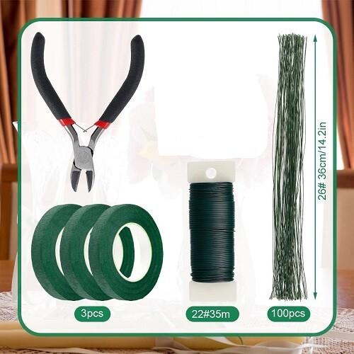 Floral Arrangement Kit Bouquet DIY Making Tools 24 Gauge Floral