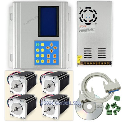 CNC 3rd Gen Standard TB6560 Driver,Box/Stepper Motor 300oz-in/PSU/Keypad/display