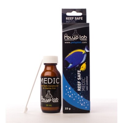 Polyp Lab Reef Safe Medic Water Conditioner 33g For Marine Fish