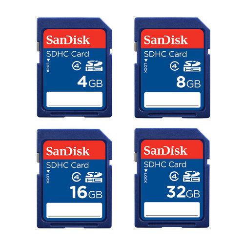 SanDisk 4GB SD Cell Phone Memory Card