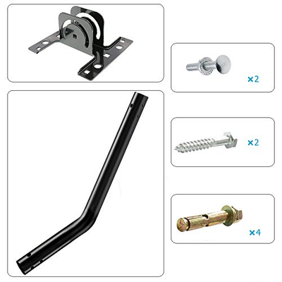 Vansky Adjustable Attic Antenna Mount - Outdoor TV Antenna Mounting Pole Mount -