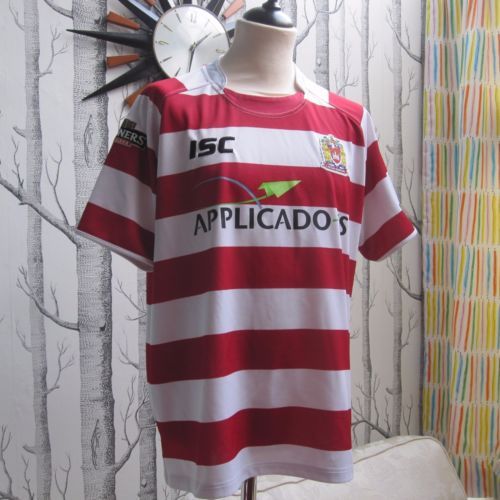 Maillot De Match Officiel Vintage KOOGA - Wigan Rugby League - Taille XXL - Occasion