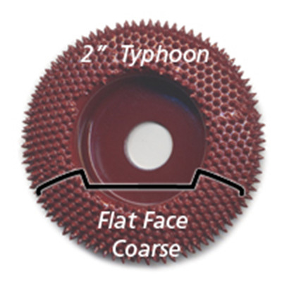 2'' Typhoon Disc, Flat Face Coarse
