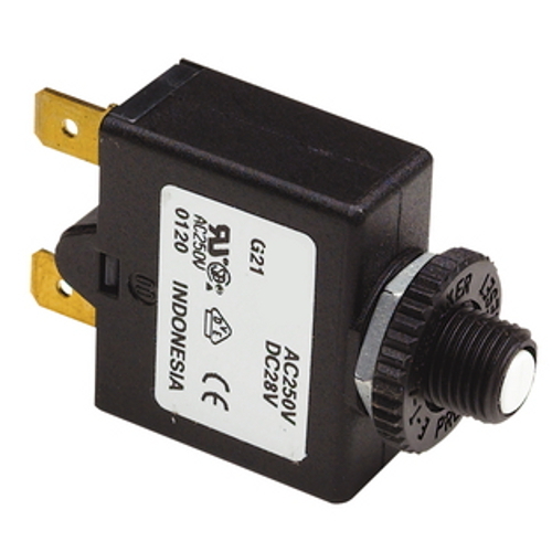 10 Amp Panel Mount Push Button Circuit Breaker for Boats Push to