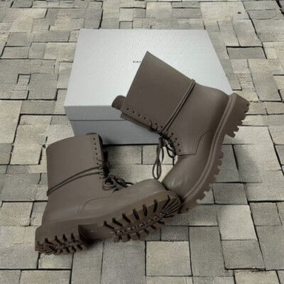 Balenciaga Brown Steroid Boots | eBay
