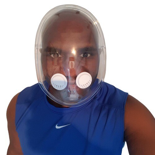 Face Shield Clear Visor Mask Full Face Protection From Droplets in