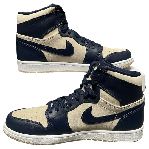 Jordan 1 High Navy Cream W for sale | eBay