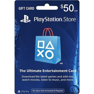 $50 US PlayStation Network Store PSN Gift Card