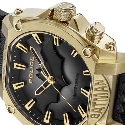 Pre-owned Police [] Watch Forever Batman Gd0022602 Men's Black