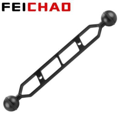 FEICHAO Diving Camera Bracket Mount Clamp Dual Ball Lighting Arm CNC Aluminum