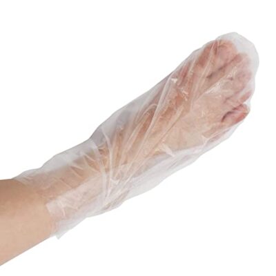 200x Disposable Paraffin Bath Liners for Foot, Plastic Bath Socks Booties Covers