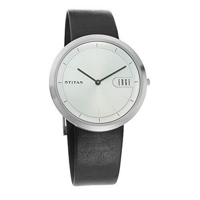 Pre-owned Titan Edge Zen Analog White Dial Men's Watch-1779sl01 / 1779sl01/np1779sl01