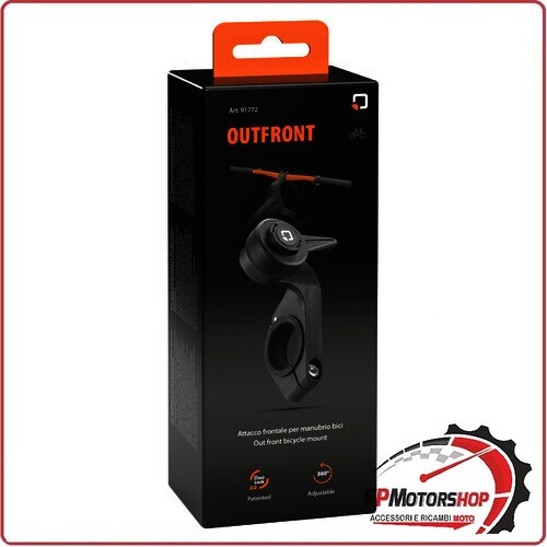91772 OUTFRONT SUPPORTO CELLULARE CON ATTACCO FRONTALE PER MANUBRIO MOTO