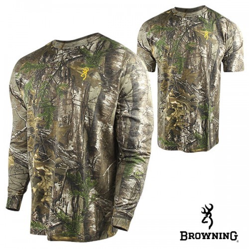 Рубашка Browning Wasatch Realtree Camo Hunting L/S и S/S — выберите размер и рукав