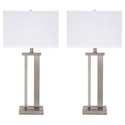 Ign By Ashley Aniela Minimalist Table Lamp 2 Count Lamps 29.5'' Silver Fini