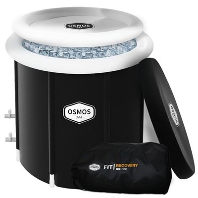 Portable Ice Bath Tub for Athletes - OSMOS 105 Gallons Large Inflatable Cold ...