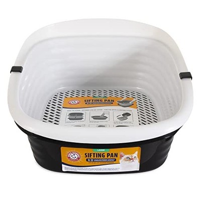 Petmate Arm Hammer Large Sifting Litter Box with Microban for Odor Control