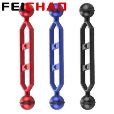FEICHAO Diving Camera Bracket Mount Clamp Dual Ball Lighting Arm CNC Aluminum