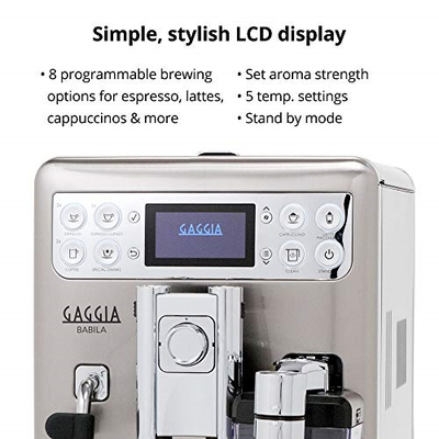 Gaggia RI9700/64 Babila Espresso Machine, Stainless Steel