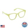Peepers by PeeperSpecs Women's Nola Cat Eye Reading Glasses, Matcha, 2.00 + 2