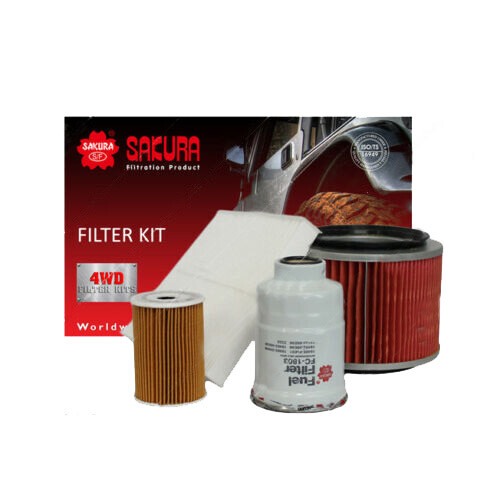 Sakura Filter Kit Oil Air Fuel Cabin For Nissan Patrol Gu Zd30 04 00 03 07 Ebay