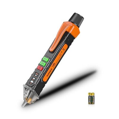 Non-Contact Voltage Tester with LED Flashlight, Buzzer Alarm, AC Voltage Dete...