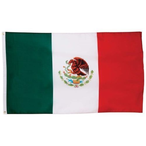 Mexico Mexican Flag 3x5 FT Printed 150D Polyester By G128 | eBay