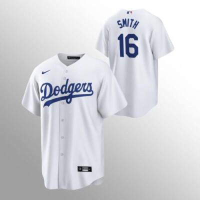 Will Smith Dodgers Men's Jersey White - All Stitched