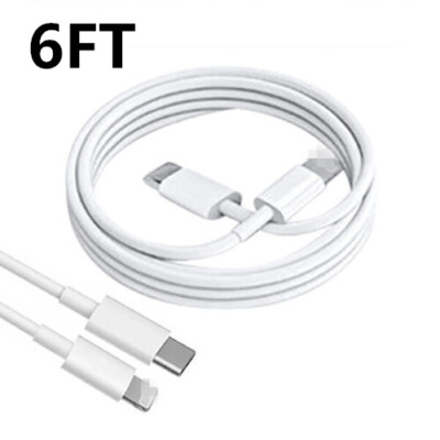 USB C Type C PD Fast Charger Cable For iPhone 14 13 12 11 XS XR X 8 Wholesale