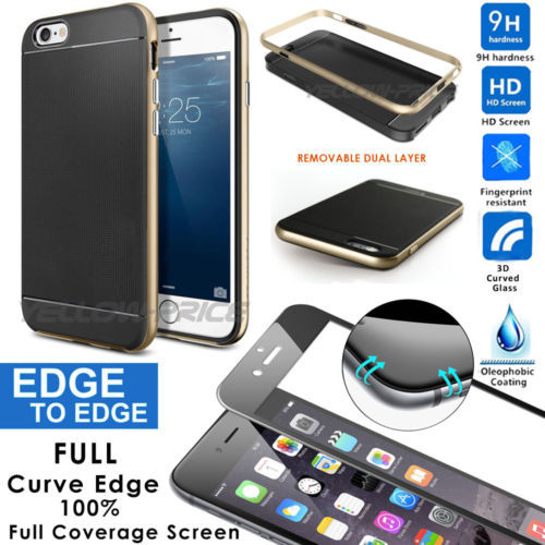 Black TPU Cell Phone Screen Protectors for Apple iPhone 6 Plus