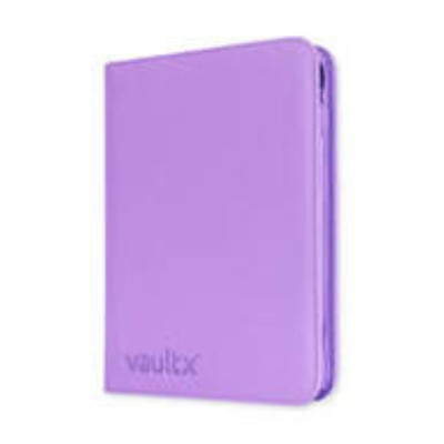 Vault X 9 Pocket Exo Tec Zip Binder Just Purple