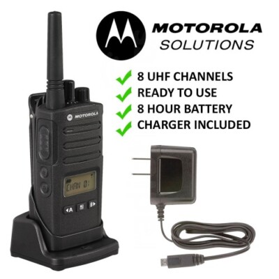 Motorola RMU2080D 8 Channel UHF Rugged Two-Way Business Radio with Display