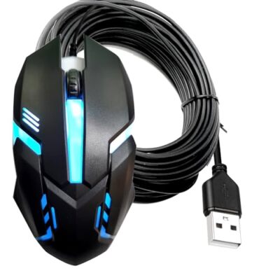 Long USB A Mouse 15FT High Performance Wired Mouse - USB Mouse for Windows PC...