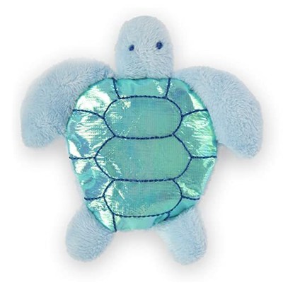 Refillable Plush Cat Toy with Catnip Tube - Blue, One Set of 1 Tipsy Turtle