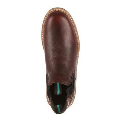 Pre-owned Georgia Boot Men's Georgia Giant High Romeo Soft Toe Work Boot Soggy Brown - Gr5