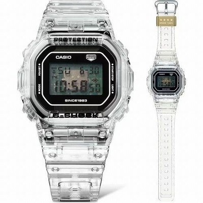 Pre-owned Casio G-shock Dw-5040rx-7jr 40th Anniversary Clear Remix Watch Limited