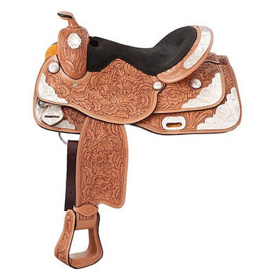 Silver Royal Royal King 7-Oaks Silver Show Saddle