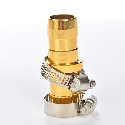 2 Pack Garden Hose Connector Repair Mender Kit with Stainless Clamp,Fits 3/4"