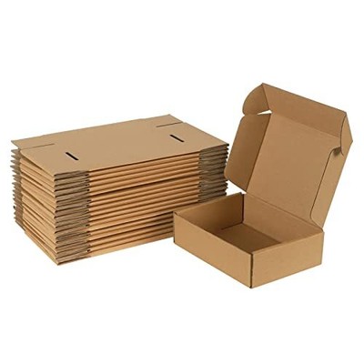 Shipping Boxes 7x5x2 Set of 20 Corrugated Cardboard Box for Packing Small Bus...
