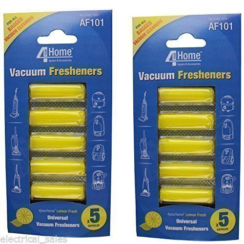 Universal Vacuum Hoover Cleaner Lemon Air Freshener Fresheners Pack of