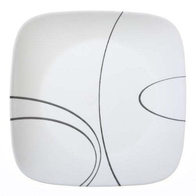 Simple Lines Dinnerware Plate Service Sets Square Kitchen Furniture 6 Piece New