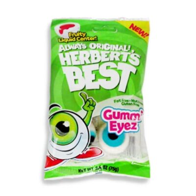 Herbert's Best Gummie Eyez, Fruity Gummy Candy with Liquid Center, Fun Shapes...