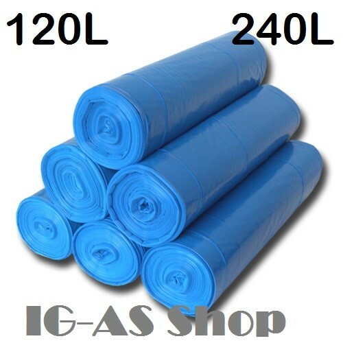 60L 120L 200L 240L Neu Müllsäcke Blau Schwarz Transparent Abfallbeutel Mülltüten
